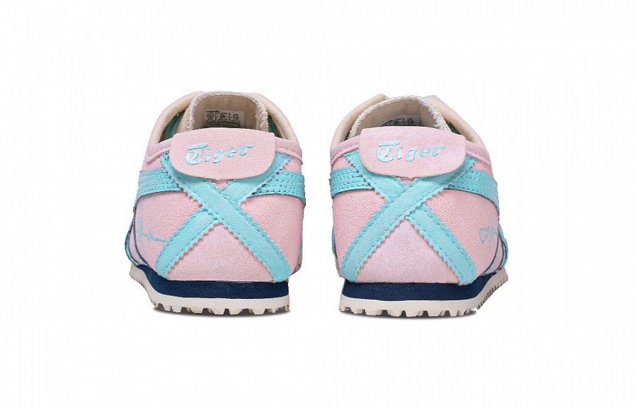Onitsuka Tiger MEXICO 66 Heart To Heart Abrasion Resistant Low Top Casual Shoes Unisex Pink купить в интернет-магазине Yoocart с быстрой доставкой по России.