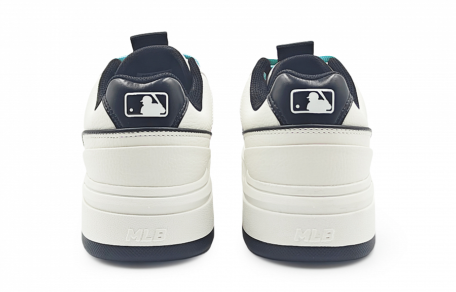 MLB Chunky Liner Abrasion Resistant Low Top Skateboard Shoes Unisex White Green