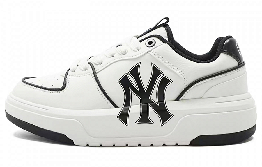 MLB Chunky Liner Abrasion Resistant Low Top Skateboard Shoes Unisex White Green