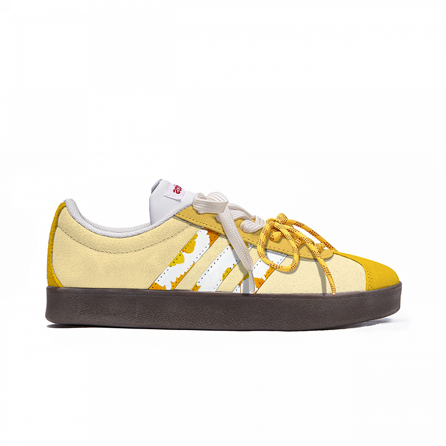 Adidas Neo VL Court 2.0 Skateboard Shoes Unisex Low Top Yellow/Brown купить в интернет-магазине Yoocart с быстрой доставкой по России.