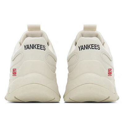 MLB Big Ball Chunky Sneakers Unisex Low Top White/Yellow