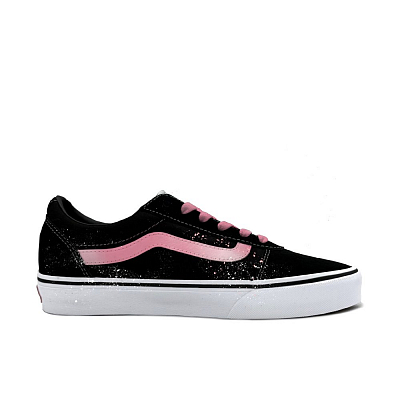 Vans Ward Abrasion Resistant Low Top Skateboard Shoes Unisex Pink