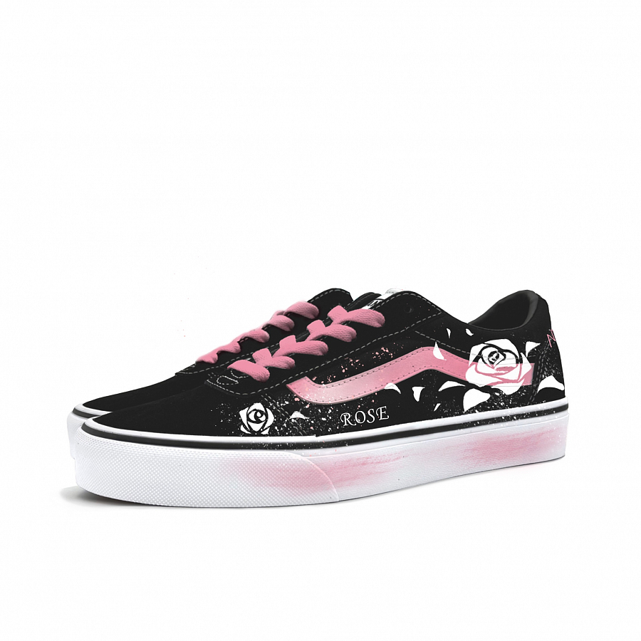 Vans Ward Abrasion Resistant Low Top Skateboard Shoes Unisex Pink купить в интернет-магазине Yoocart с быстрой доставкой по России.