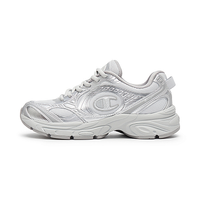 Champion Low Top Running Shoes Unisex Silver White/Daya Gray