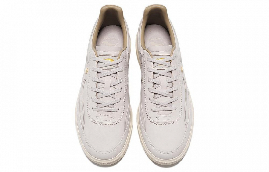 LI NING 1990 Low Top Skateboard Shoes Men's Dawn Gray