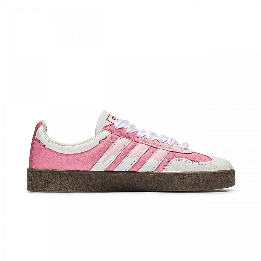 Adidas Neo VL Court Lifestyle Wu World, Box, Heart Shock Absorbers Low Top Skateboard Shoes Unisex Pink Brown купить в интернет-магазине Yoocart с быстрой доставкой по России.