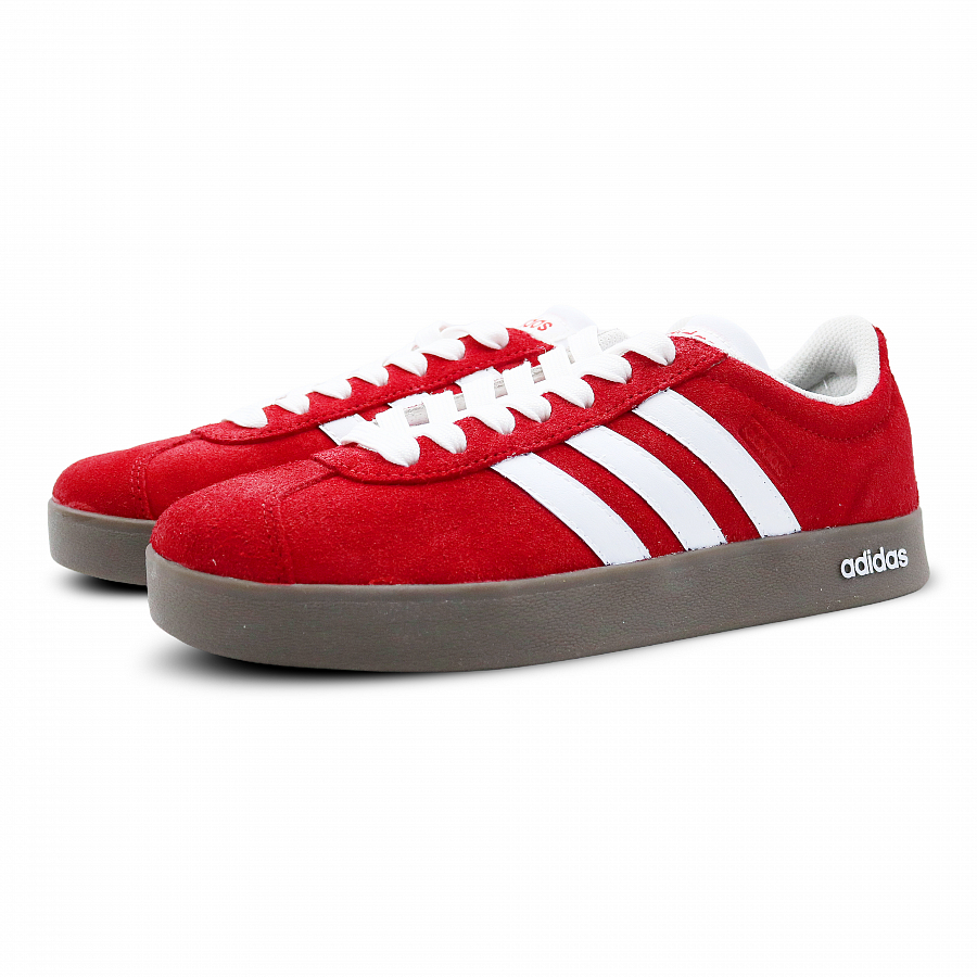 Adidas Neo VL Court Lifestyle Abrasion Resistant Low Top Skateboard Shoes Unisex Red White купить в интернет-магазине Yoocart с быстрой доставкой по России.