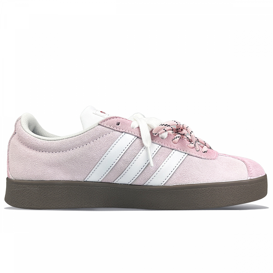 Adidas Neo VL Court Lifestyle Slip Resistant Cushioning Abrasion Resistant Low Top Skateboard Shoes Unisex Pink купить в интернет-магазине Yoocart с быстрой доставкой по России.