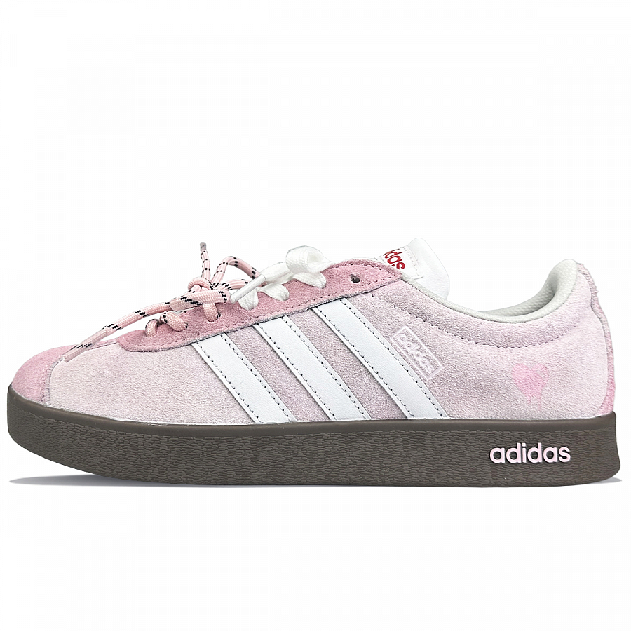 Adidas Neo VL Court Lifestyle Slip Resistant Cushioning Abrasion Resistant Low Top Skateboard Shoes Unisex Pink купить в интернет-магазине Yoocart с быстрой доставкой по России.