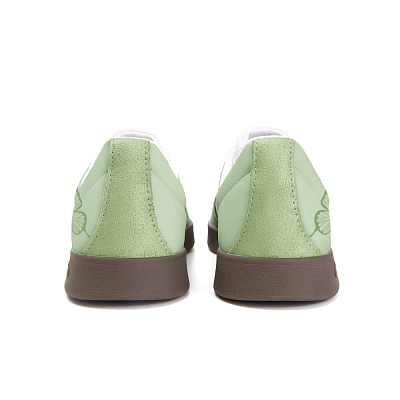 Adidas Neo VL Court 2.0 Anti-Slip Wear-Resistant Low-Top Skateboard Shoes Unisex White Green