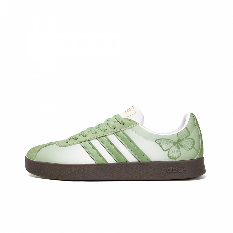 Adidas Neo VL Court 2.0 Anti-Slip Wear-Resistant Low-Top Skateboard Shoes Unisex White Green купить в интернет-магазине Yoocart с быстрой доставкой по России.