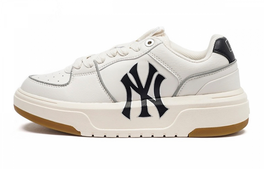 MLB Chunky Liner Low Top Skateboard Shoes Unisex Beige Brown