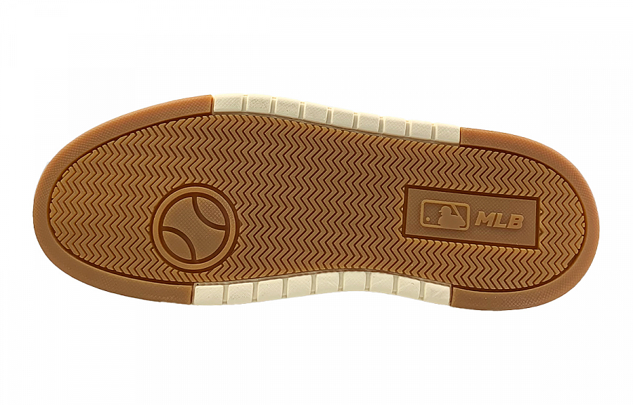 MLB Chunky Liner Low Top Skateboard Shoes Unisex Beige Brown
