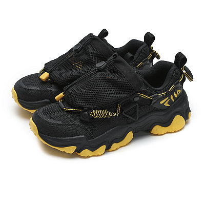 HUANGJINGYU x FILA FLUID 5 Wear-Resistant Low-Top Casual Shoes Women's Black