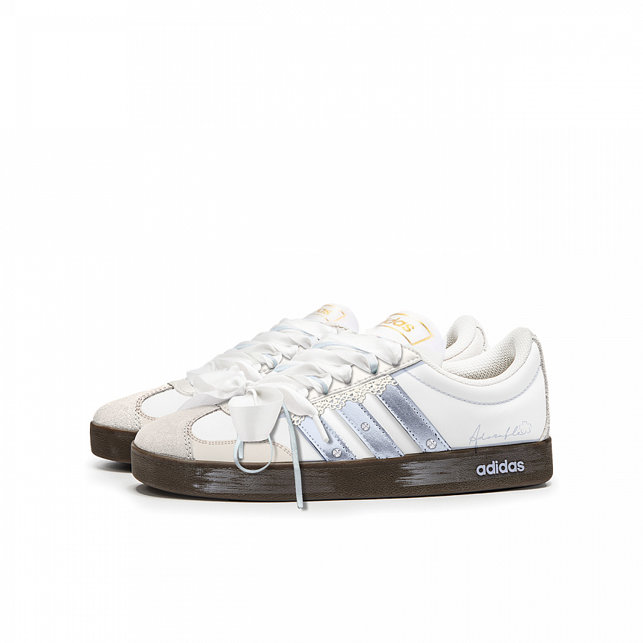 Adidas Neo VL Court 2.0 Blue Ocean Shock Absorbers Low Top Skateboard Shoes Unisex Gray Brown купить в интернет-магазине Yoocart с быстрой доставкой по России.