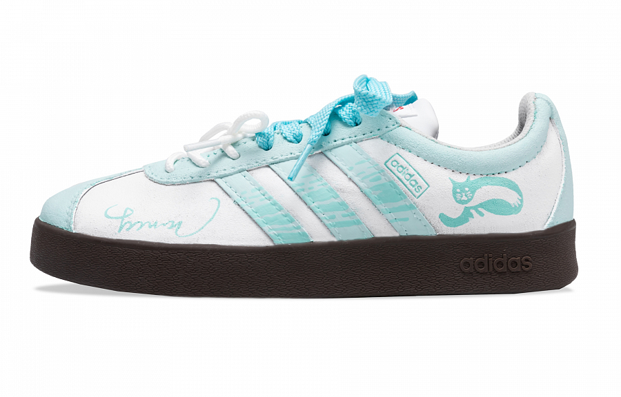 Adidas Neo VL Court Lifestyle Skateboard Shoes Women's Low Top White/Green купить в интернет-магазине Yoocart с быстрой доставкой по России.