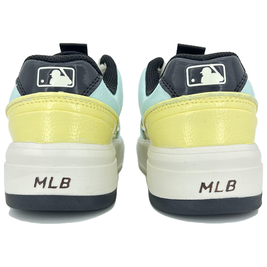 MLB Chunky Liner Anti-Slip Wear-Resistant Low-Top Skateboard Shoes Unisex Blue Yellow