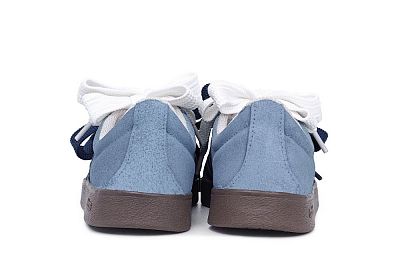 Adidas Neo Anti-Slip Wear-Resistant Low-Top Skateboard Shoes Unisex Blue Black