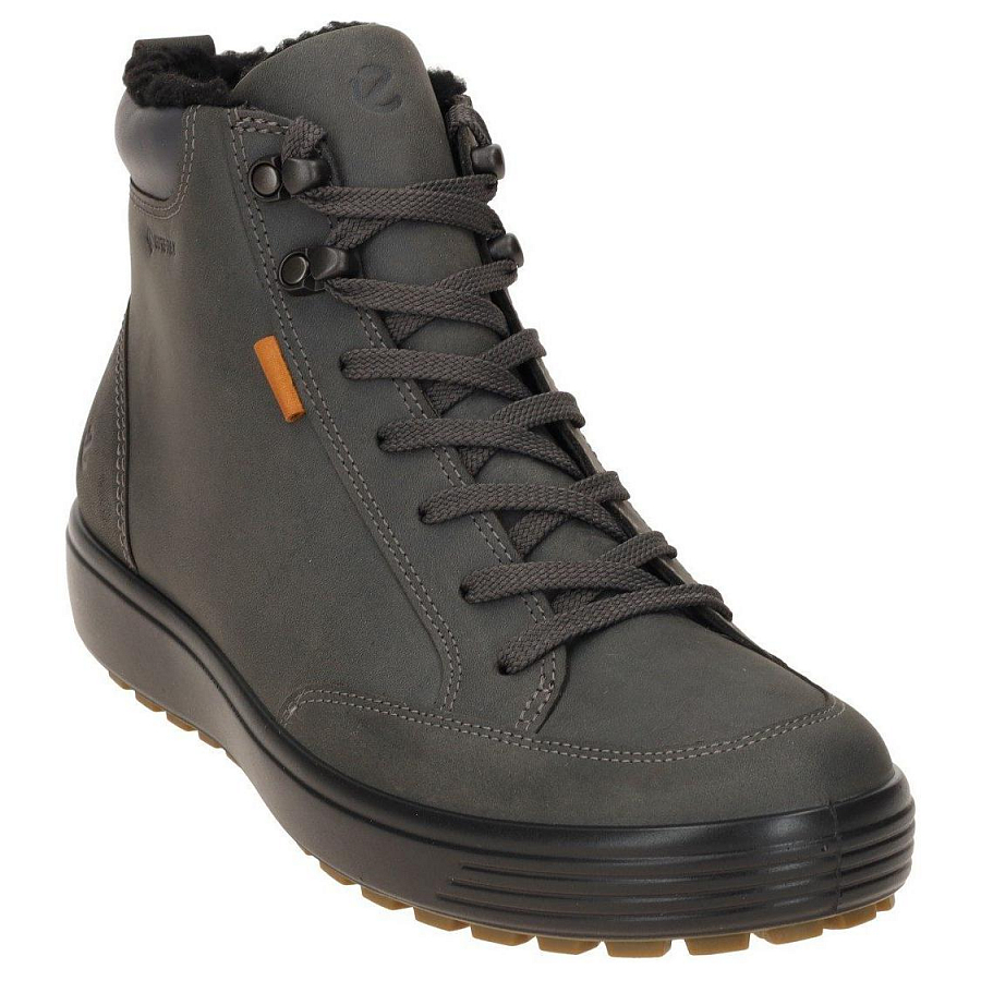 Ecco Soft 7 Short Outdoor Boots Men's Gray купить в интернет-магазине Yoocart с быстрой доставкой по России.