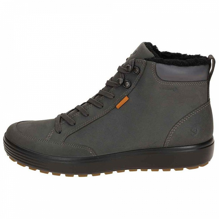 Ecco Soft 7 Short Outdoor Boots Men's Gray купить в интернет-магазине Yoocart с быстрой доставкой по России.