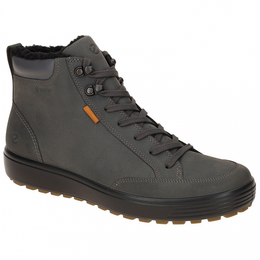 Ecco Soft 7 Short Outdoor Boots Men's Gray купить в интернет-магазине Yoocart с быстрой доставкой по России.