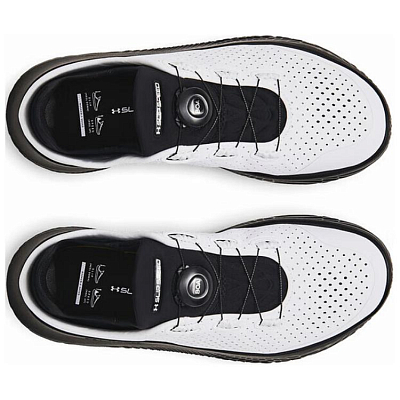 Under Armour Ua Flow Slipspeed Anti-Slip Wear-Resistant Low-Top Training Running Shoes Unisex White Black