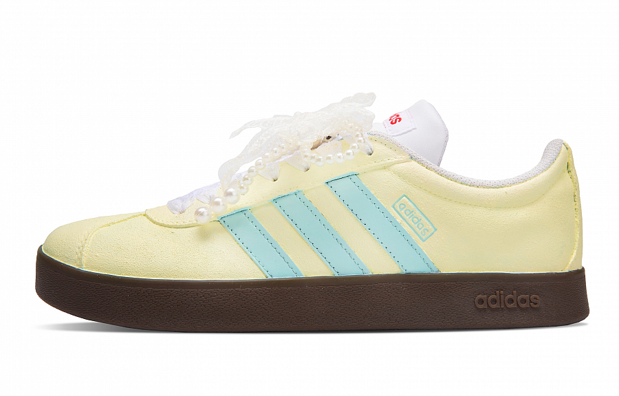 Adidas Neo VL Court 2.0 Low Top Skateboard Shoes Unisex Bright Yellow купить в интернет-магазине Yoocart с быстрой доставкой по России.