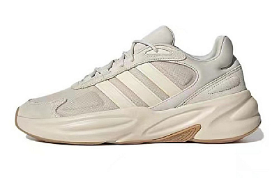 Adidas Neo Ozelle Cushioning, Slip Resistant, And Abrasion Resistant Low Top Running Shoes Unisex Orange Gray