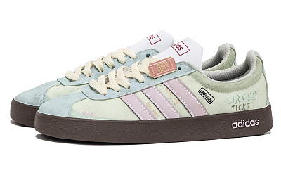 Adidas Neo VL Court Lifestyle Skateboard Shoes Unisex Low top Green/Blue/Pink