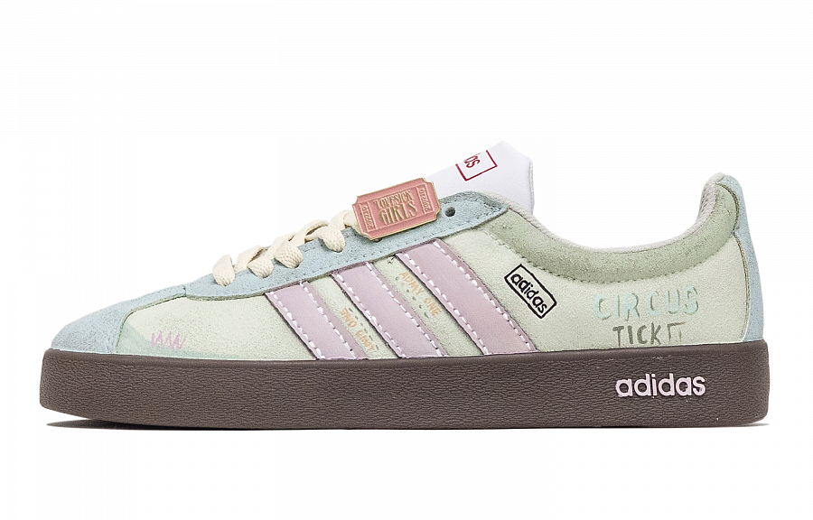 Adidas Neo VL Court Lifestyle Skateboard Shoes Unisex Low top Green/Blue/Pink купить в интернет-магазине Yoocart с быстрой доставкой по России.