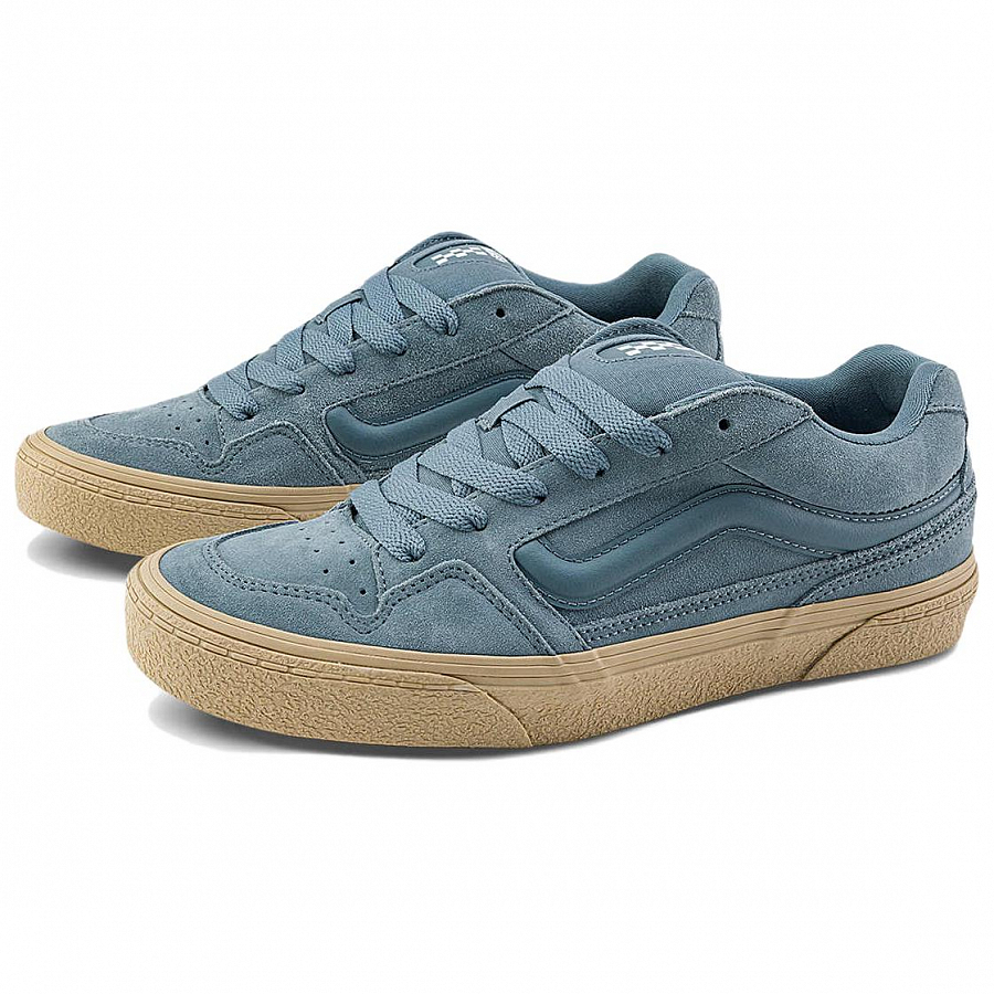 Vans Caldrone Abrasion Resistant Low Top Skateboard Shoes Men's Blue купить в интернет-магазине Yoocart с быстрой доставкой по России.