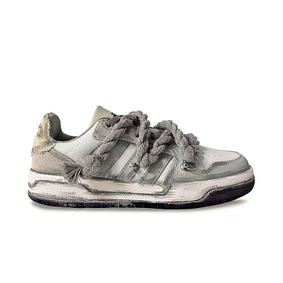 Adidas Neo Entrap Wear-Resistant Low-Top Skateboard Shoes Unisex Gray
