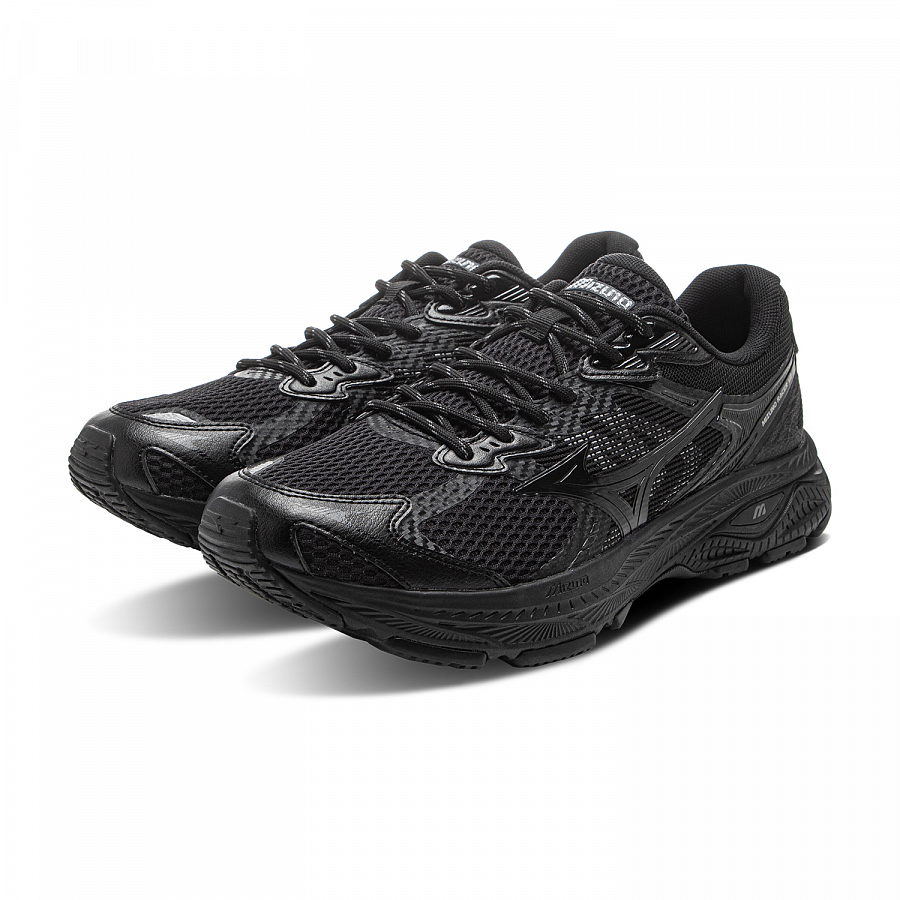 Mizuno RACER V2 Breathable Lightweight Rebound Low Top City Commute Running Shoes Unisex Black купить в интернет-магазине Yoocart с быстрой доставкой по России.