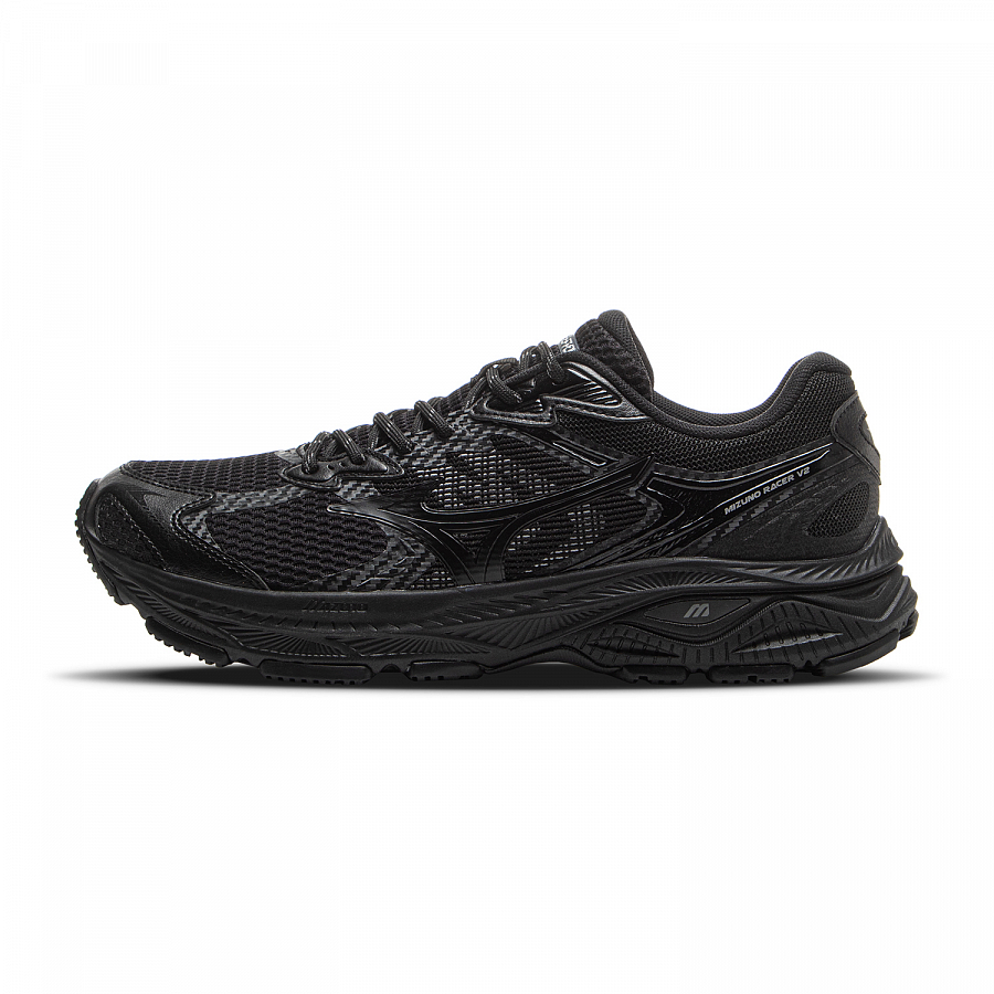Mizuno RACER V2 Breathable Lightweight Rebound Low Top City Commute Running Shoes Unisex Black купить в интернет-магазине Yoocart с быстрой доставкой по России.