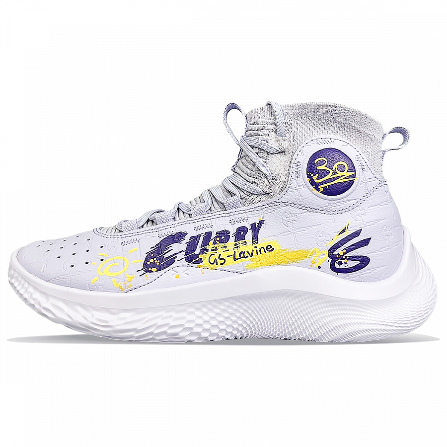 Under Armour Curry 4 Anti-Slip Wear-Resistant High-Top Basketball Shoes Unisex Light Purple купить в интернет-магазине Yoocart с быстрой доставкой по России.