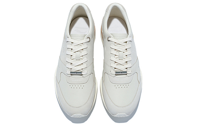 LI-NING 1990 Anti-Slip Wear-Resistant Low-Top Sports Casual Shoes Men's Ecru
