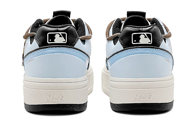MLB Chunky Liner Anti-Slip Wear-Resistant Low-Top Skateboard Shoes Unisex Blue Brown