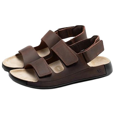 Ecco Comme Collection Beach Sandals Men's Terracotta