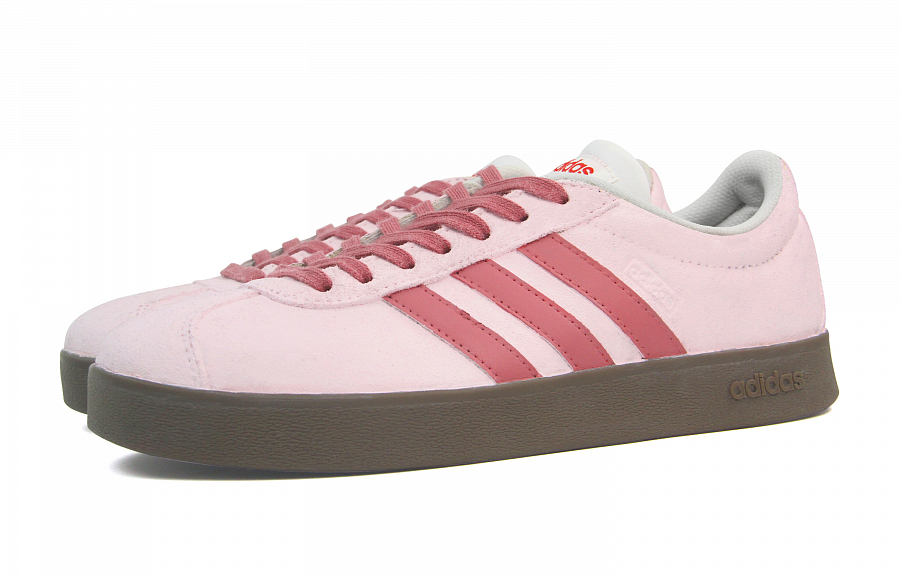 Adidas Neo VL Court Lifestyle Abrasion Resistant Low Top Skateboard Shoes Unisex Pink купить в интернет-магазине Yoocart с быстрой доставкой по России.