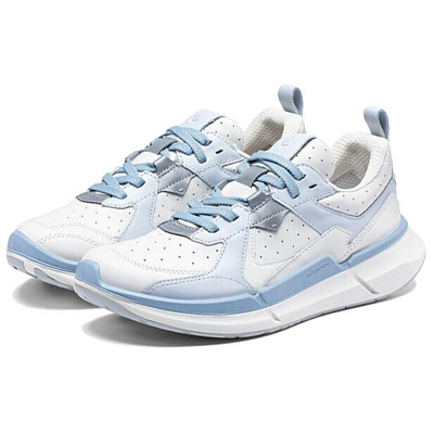 Ecco Biom 2.2 Low-Top Casual Shoes Women's White Blue