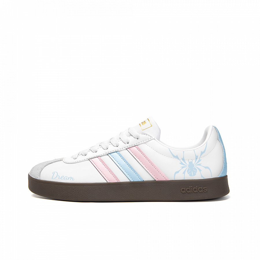 Adidas Neo VL Court 2.0 Anti-Slip Wear-Resistant Low-Top Skateboard Shoes Unisex White купить в интернет-магазине Yoocart с быстрой доставкой по России.