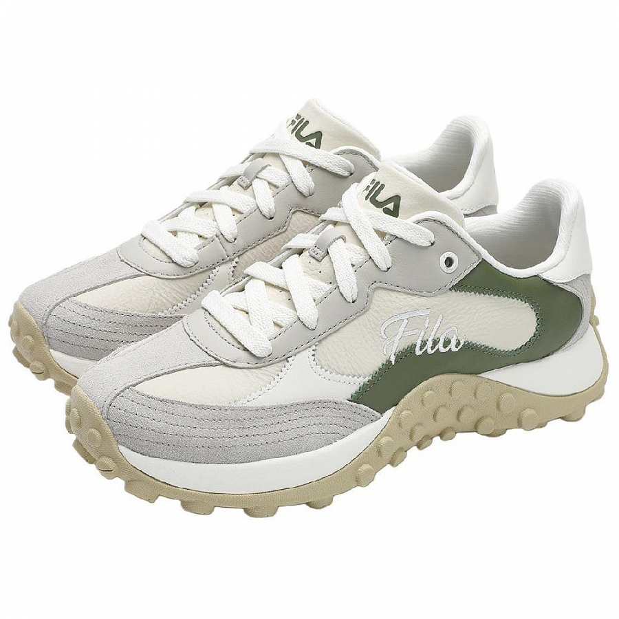 FILA TOPPING Low Top Casual Shoes Men's Gray Brown Green купить в интернет-магазине Yoocart с быстрой доставкой по России.