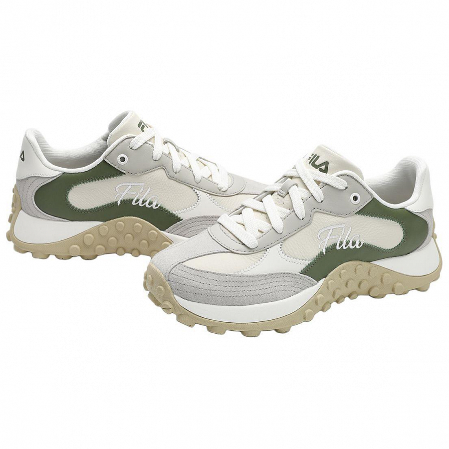 FILA TOPPING Low Top Casual Shoes Men's Gray Brown Green купить в интернет-магазине Yoocart с быстрой доставкой по России.