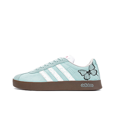 Adidas Neo VL Court Lifestyle Anti Slip Wear Resistant Low Top Skateboard Shoes Unisex White Green
