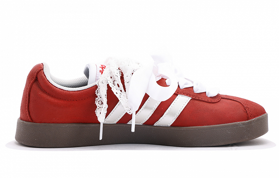 Adidas Neo VL Court Lifestyle Coverage Slip Resistant And Abrasion Resistant Low Top Skateboard Shoes Unisex Red купить в интернет-магазине Yoocart с быстрой доставкой по России.