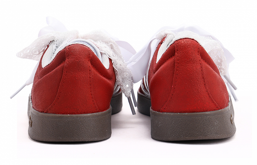 Adidas Neo VL Court Lifestyle Coverage Slip Resistant And Abrasion Resistant Low Top Skateboard Shoes Unisex Red купить в интернет-магазине Yoocart с быстрой доставкой по России.