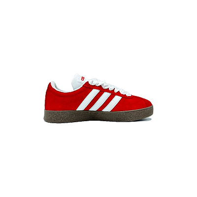 Adidas Neo VL Court 2.0 Low Top Skateboard Shoes Unisex Red White