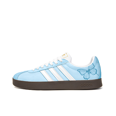 Adidas Neo VL Court 2.0 Anti-Slip Wear-Resistant Low-Top Skateboard Shoes Unisex Blue