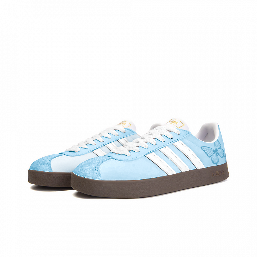 Adidas Neo VL Court 2.0 Anti-Slip Wear-Resistant Low-Top Skateboard Shoes Unisex Blue купить в интернет-магазине Yoocart с быстрой доставкой по России.
