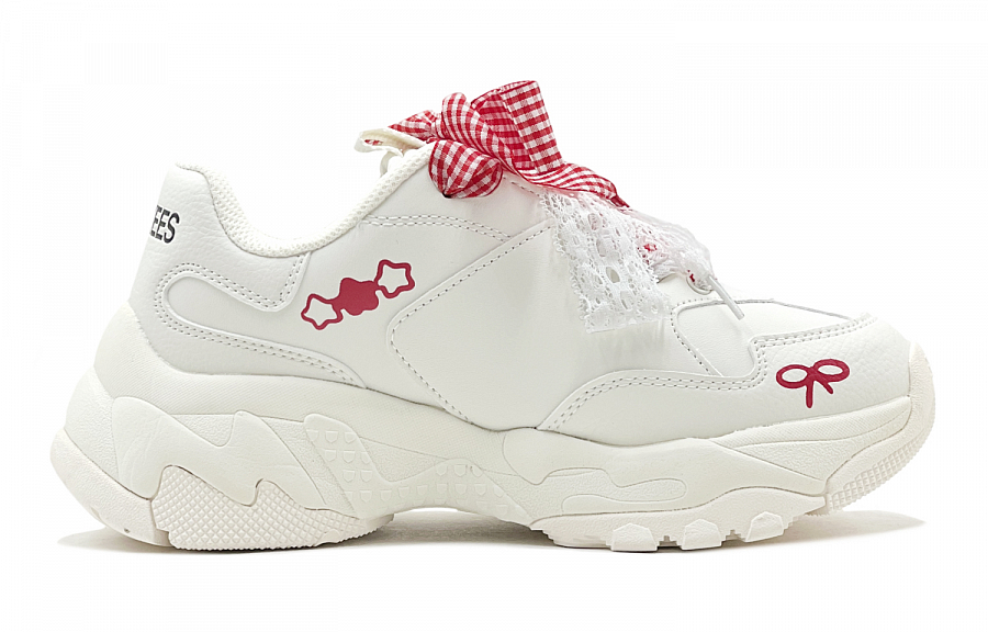 MLB Big Ball Chunky Low Top Chunky Sneakers Unisex Red